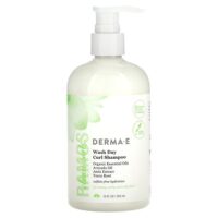 Ramos Clean Curls, шампунь для локонов, для волнистых, вьющихся и кудрявых волос, 355 мл (12 жидк. унций) — DERMA E
