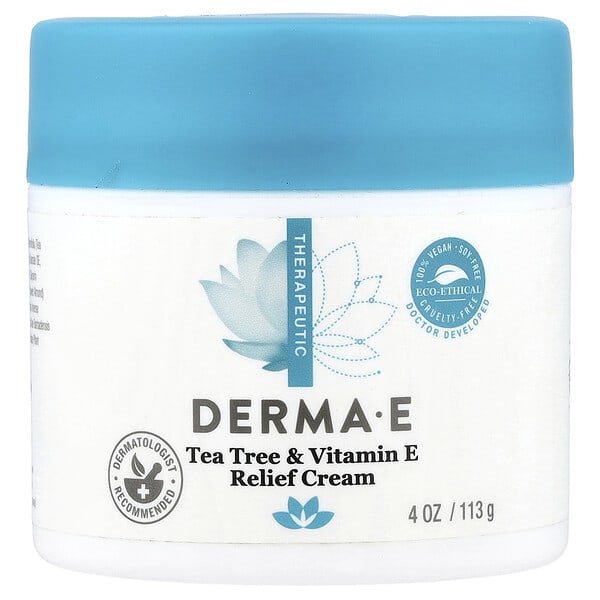 dme09125_v_80.jpg крем с чайным деревом и витамином Е, 113 г (4 унции) — DERMA E