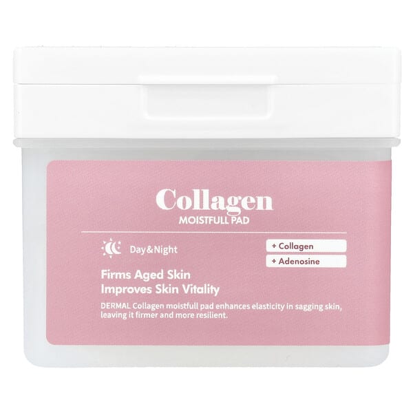 dml11821_v_10.jpg Dermal, Collagen Moistfull Pad, прокладки с 120 отверстиями