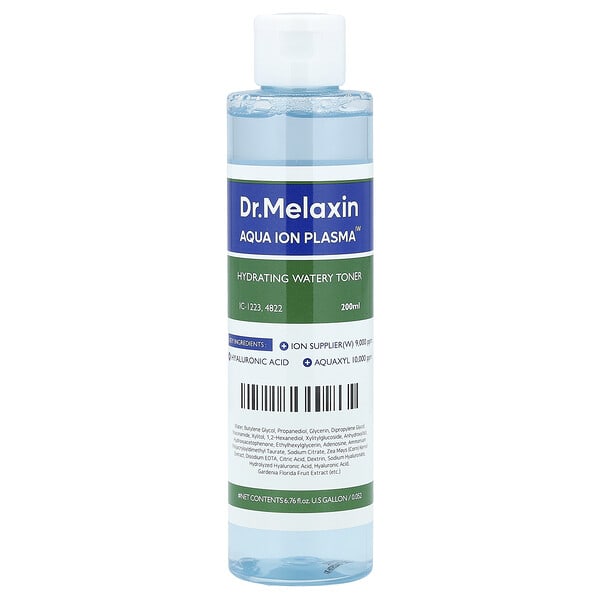 dmx48159_v_19.jpg Aqua Ion Plasma, увлажняющий водянистый тоник, 200 мл (6,76 жидк. Унции) — Dr.Melaxin