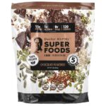 Super Foods, порошок из 3 протеинов, тыква + лен + подсолнечник, шоколад, 908 г (2 фунта) — Dr. Murray's