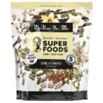 Super Foods, порошок из 3 протеинов, тыква + лен + подсолнечник, ваниль, 908 г (2 фунта) — Dr. Murray's
