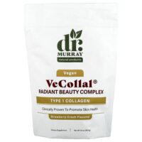 VeCollal®, Vegan Radiant Beauty, клубничный крем, 454 г (16 унций) — Dr. Murray's