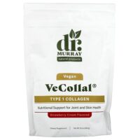 VeCollal®, веганский коллаген типа 1, клубничный крем, 454 г (16 унций) — Dr. Murray's