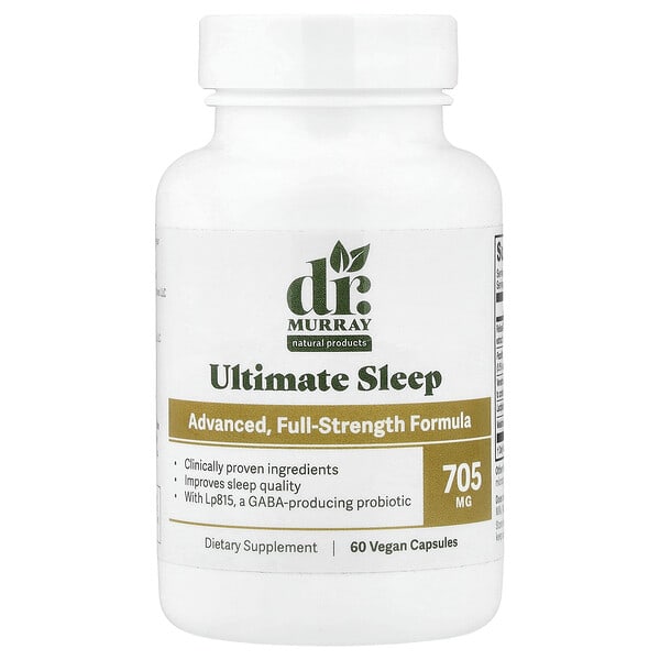 dmy35353_v_8.jpg Ultimate Sleep, 60 веганских капсул — Dr. Murray's