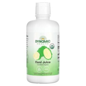 сертифицированный органический сок нони, 946 мл (32 жидк. унции) — Dynamic Health
