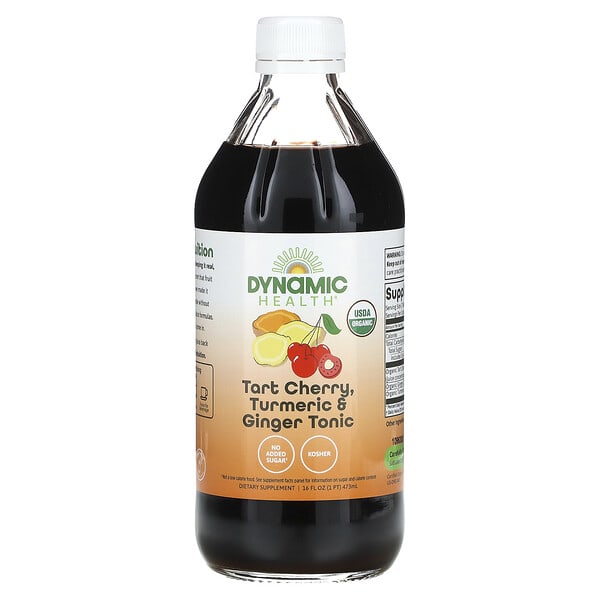 dnh10213_v_8.jpg Tart Cherry, тоник с куркумой и имбирем, в стакане, 473 мл (16 жидк. Унций) — Dynamic Health