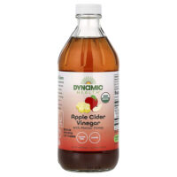 яблочный уксус с мёдом, 473 мл (16 жидк. унций) — Dynamic Health