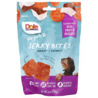 Jerky Bites, морковь и кокос, 170 г (6 унций) — Dole for Pets