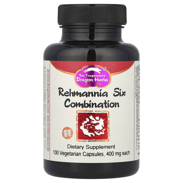 dra00326_v_52.jpg ремания Six Combination, 100 вегетарианских капсул — Dragon Herbs