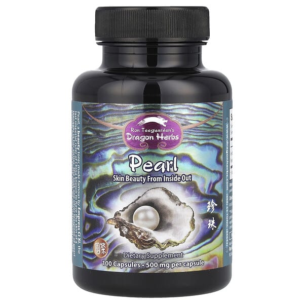 dra00539_v_30.jpg жемчуг, 500 мг, 100 капсул — Dragon Herbs