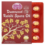 Duanwood™ споровое масло рейши, 500 мг, 30 мягких таблеток — Dragon Herbs