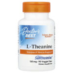 L-теанин с Suntheanine, 150 мг, 90 вегетарианских капсул — Doctor's Best