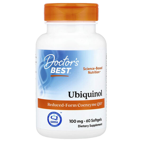 drb00205_v_104.jpg убихинол, 100 мг, 60 капсул — Doctor's Best