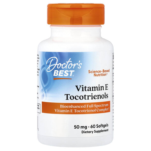 drb00216_v_85.jpg токотриенолы, витамин E, 60 капсул — Doctor's Best