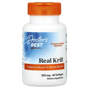 Настоящий криль, 60 мягких таблеток — Doctor's Best