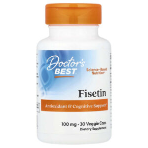 физетин с Novusetin, 100 мг, 30 вегетарианских капсул — Doctor's Best
