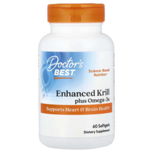 обогащенный криль с омега-3 из криля Superba, 60 капсул — Doctor's Best