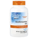 бенфотиамин с BenfoPure®, 150 мг, 360 растительных капсул — Doctor's Best