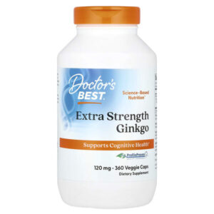 гинкго, 120 мг, 360 вегетарианских капсул — Doctor's Best