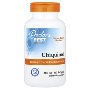 убихинол, 200 мг, 120 капсул — Doctor's Best