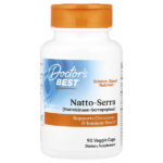 Натто-Серра, 90 вегетарианских капсул — Doctor's Best