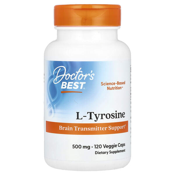 drb00316_v_81.jpg Best, L-тирозин, 500 мг, 120 вегетарианских капсул — Doctor's Best