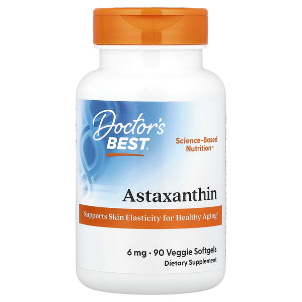 drb00367_v_96.jpg астаксантин, 6 мг, 90 растительных капсул — Doctor's Best