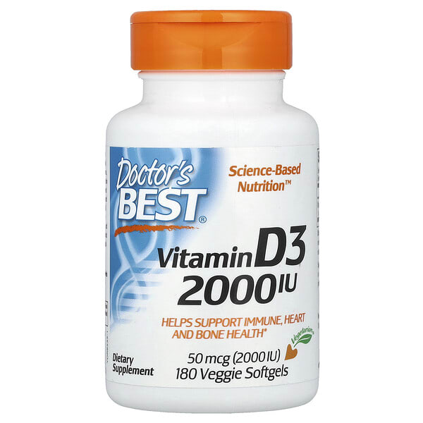 drb00535_v_24.jpg Витамин D3, 50 мкг (2000 МЕ), 180 растительных капсул — Doctor's Best