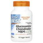 глюкозамин, хондроитин и МСМ с UCII®, 90 растительных капсул — Doctor's Best