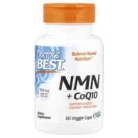 NMN и коэнзим Q10, 60 растительных капсул — Doctor's Best