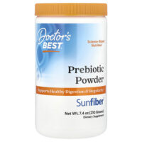 Пребиотический порошок, Sunfiber®, без добавок, 210 г (7,4 унции) — Doctor's Best