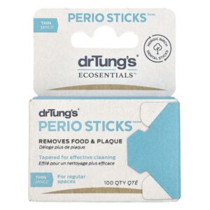Ecosentials™, Perio Sticks™, тонкие 100 стик-стиков — Dr. Tung's