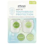Ecosentials™, Snap-on, защита для зубов, освежающий лайм, 4 шт. — Dr. Tung's