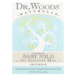 Мягкое детское мыло, успокаивающее, без запаха, 149 г (5,25 унции) — Dr. Woods