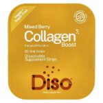 Collagen Boost, коллаген с ягодным ассорти, 30 полосок для полости рта — Diso