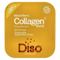 Collagen Boost, коллаген с ягодным ассорти, 30 полосок для полости рта — Diso