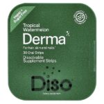 Derma, тропический арбуз, 30 полосок для полости рта — Diso