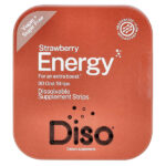 Energy, клубника, 30 полосок для полости рта — Diso