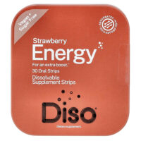 Energy, клубника, 30 полосок для полости рта — Diso