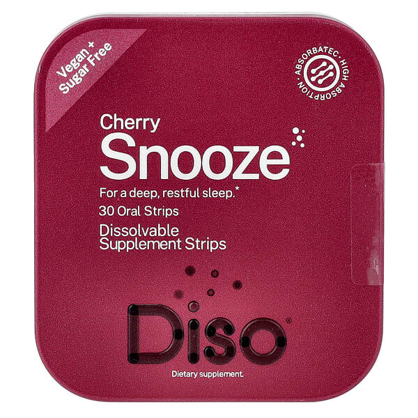 dso48008_v_9.jpg Snooze, вишня, 30 полосок для полости рта — Diso