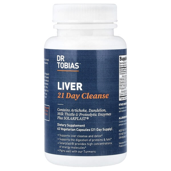 dtb00126_v_32.jpg Liver 21 Day Cleanse, 63 вегетарианские капсулы — Dr. Tobias