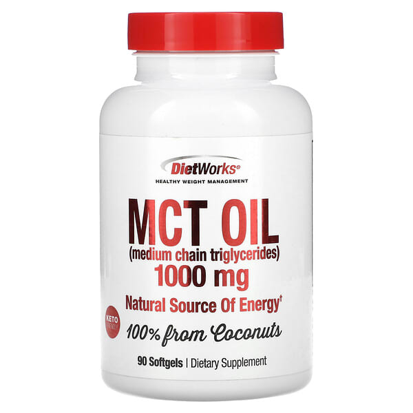 dtw11134_v_24.jpg DietWorks, Масло MCT, 1000 мг, 90 мягких таблеток