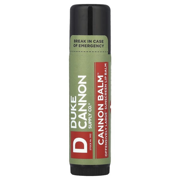 duk00440_v_9.jpg Cannon Balm™, солнцезащитный бальзам для губ Offensively Large™, SPF 15, 17 г (0,56 унции) — Duke Cannon Supply Co.