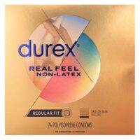 Real Feel Non-Latex, Regular Fit, 24 полиизопреновых презерватива — Durex