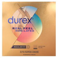 Real Feel Non-Latex, Regular Fit, 36 полиизопреновых презервативов — Durex