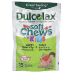 Soft Chews, для детей от 4 лет, арбуз, 15 жевательных таблеток — Dulcolax