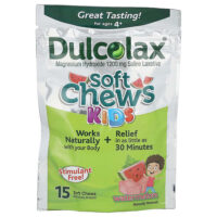 Soft Chews, для детей от 4 лет, арбуз, 15 жевательных таблеток — Dulcolax