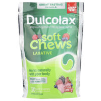 Soft Chews, слабительное, для детей от 4 лет, ягодное ассорти, 30 жевательных таблеток — Dulcolax
