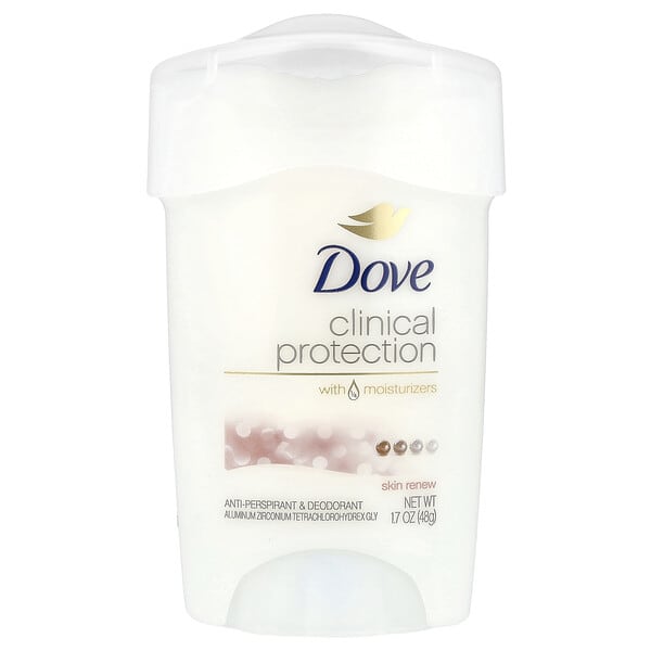 dve20603_v_30.jpg Clinical Protection, дезодорант-антиперспирант, «Обновление кожи», 48 г (1,7 унции) — Dove